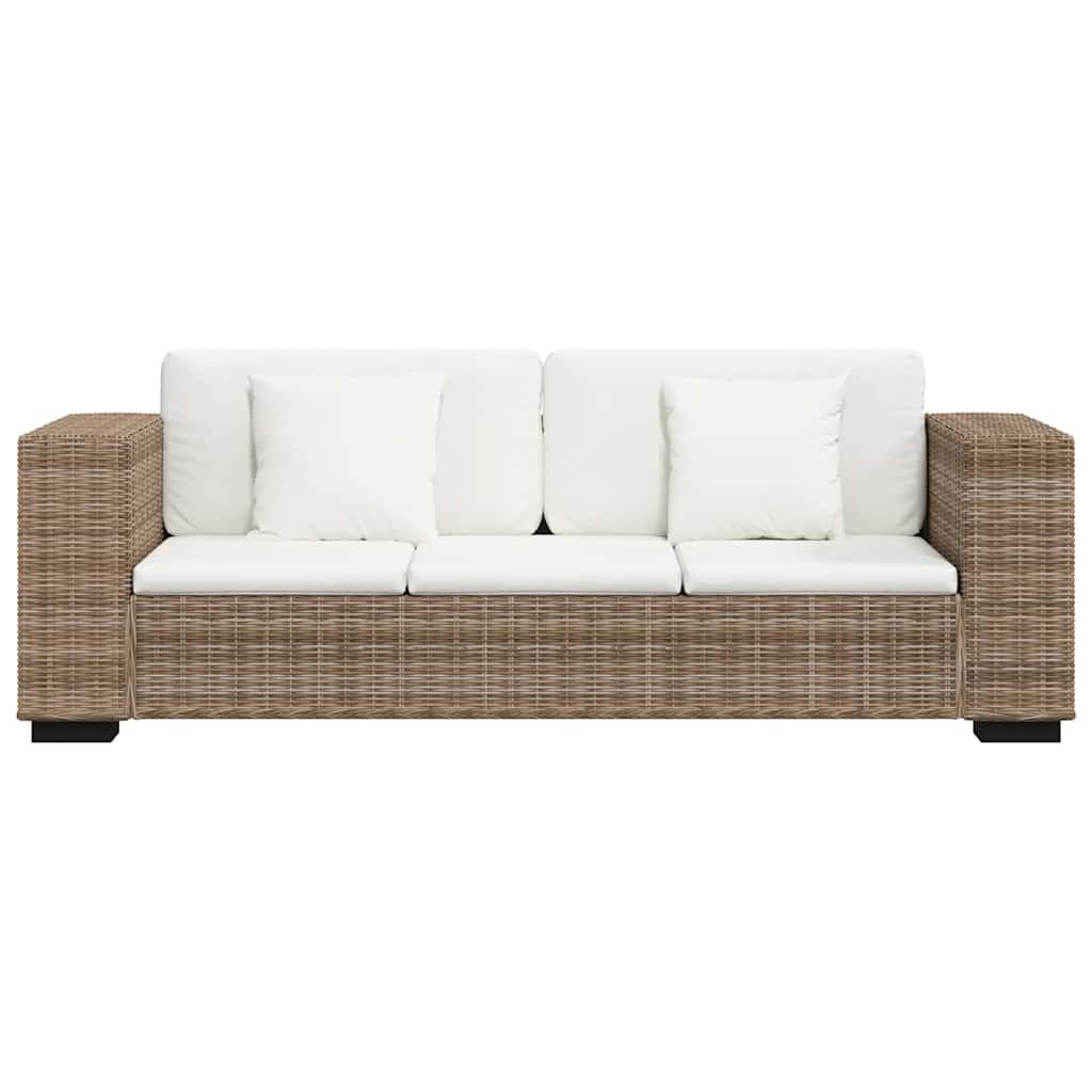 2-Sitzer Sofa Echtes Rattan