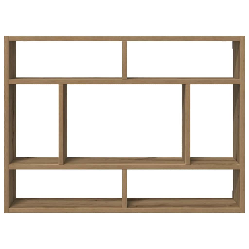 Wandregal Weiß 75x16x55 cm Holzwerkstoff