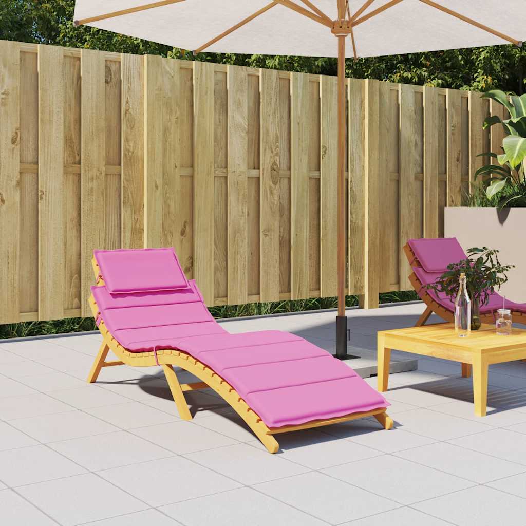 Sonnenliegen-Auflage Grau 186x58x4 cm Oxford-Gewebe