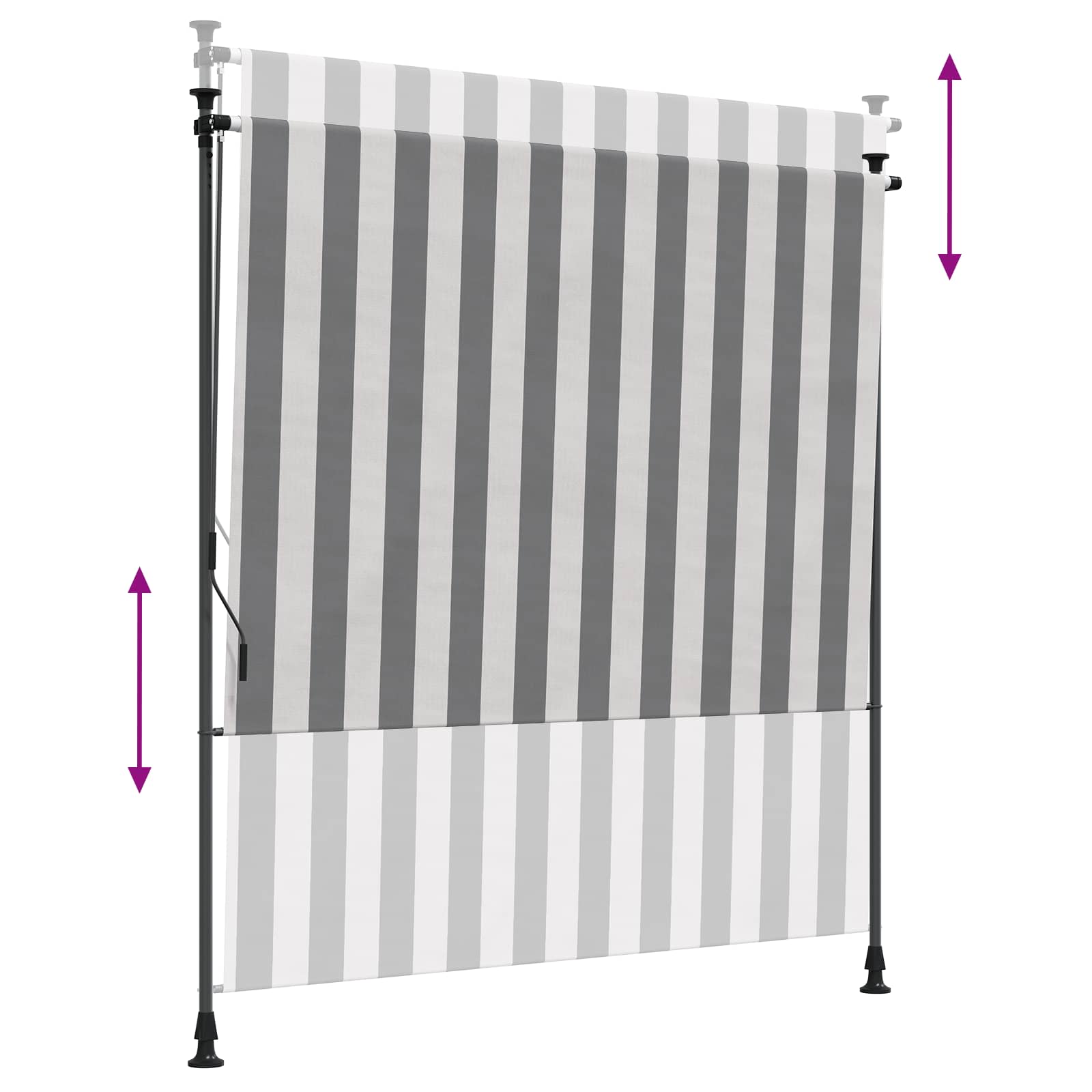 Außenrollo 100 x 270 cm Anthrazit