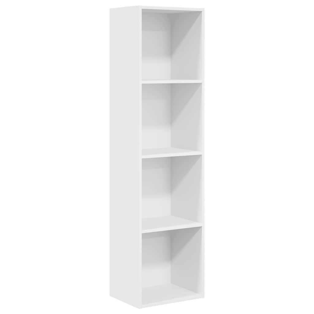 Bücherregal Weiß 80x30x189 cm Holzwerkstoff