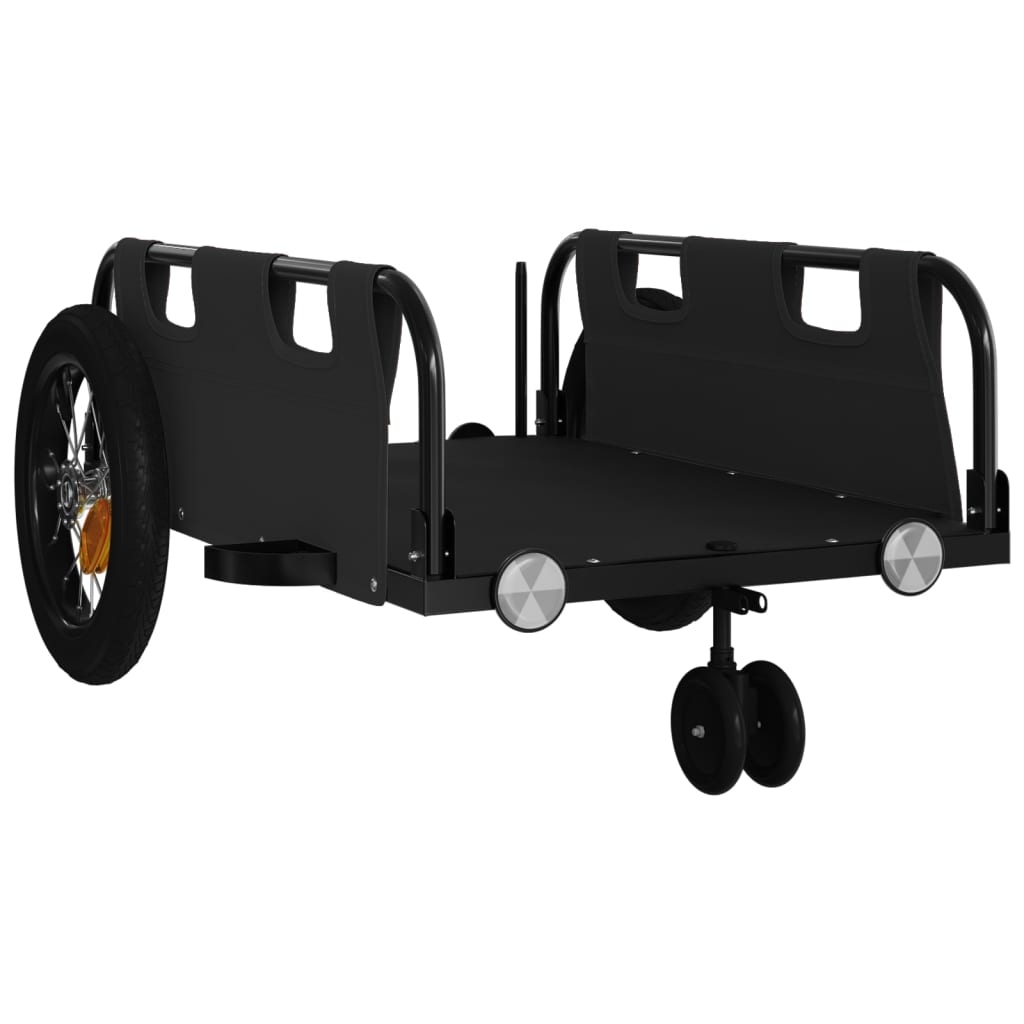 Fahrradanhänger Orange Oxford-Gewebe und Eisen
