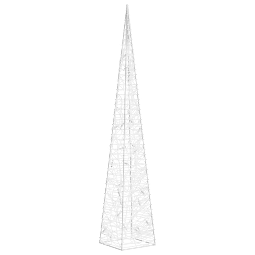 LED-Leuchtkegel Acryl Deko Mehrfarbig 90 cm