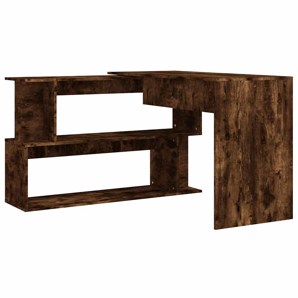 Eckschreibtisch Weiß 200x50x76 cm Holzwerkstoff
