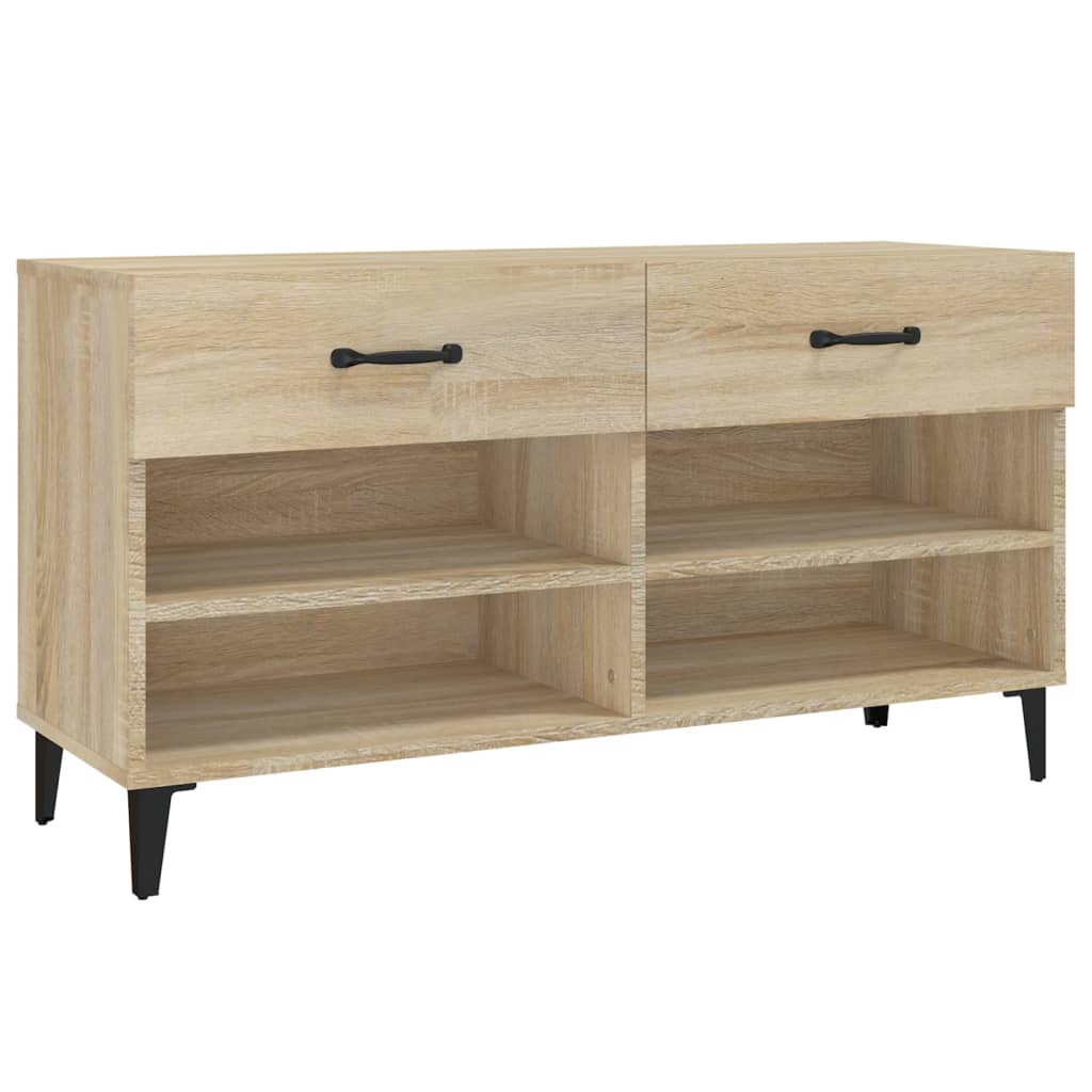 Schuhschrank Weiß 102x35x55 cm Holzwerkstoff
