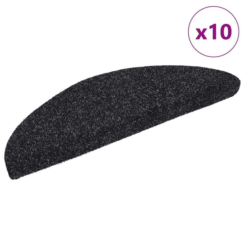 Stufenmatten Selbstklebend 15 Stk. 56x17x3 cm Hellbraun Halbrund