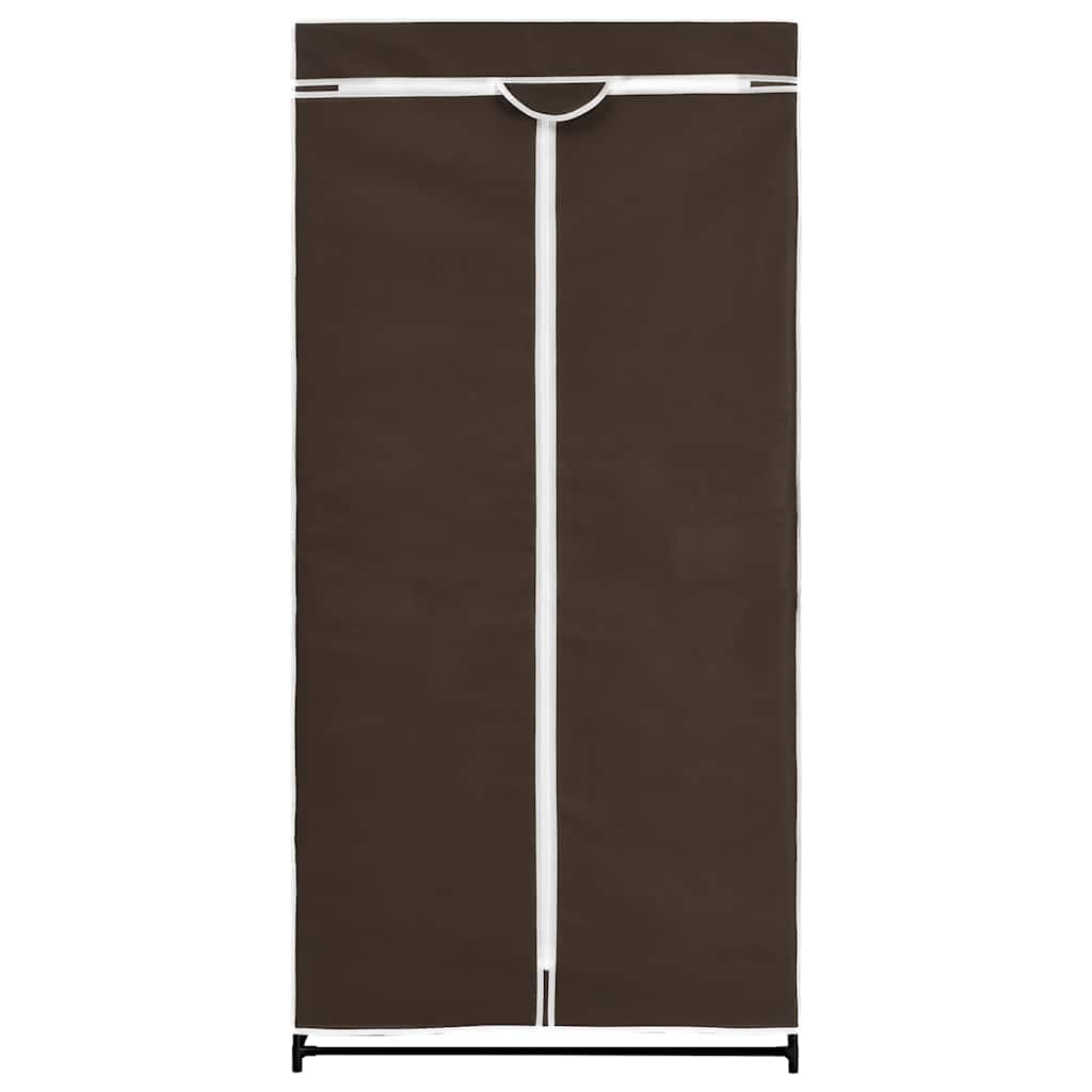 Kleiderschrank Schwarz 75×50×160 cm