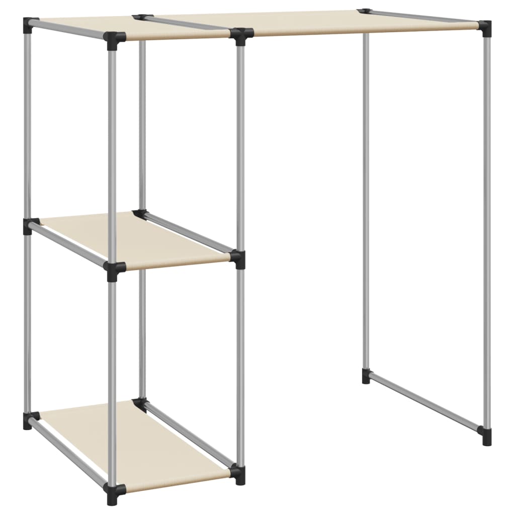 Waschmaschinenregal Schwarz 87x55x90,5 cm Eisen