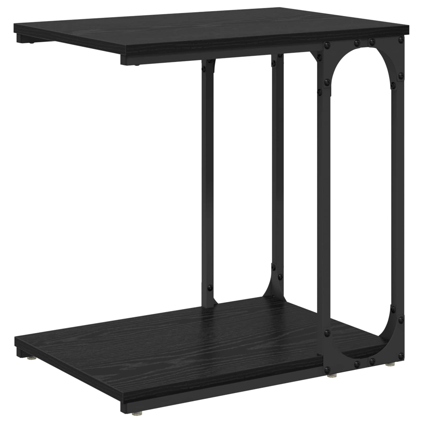 Beistelltisch Schwarz 50x35x52 cm Holzwerkstoff