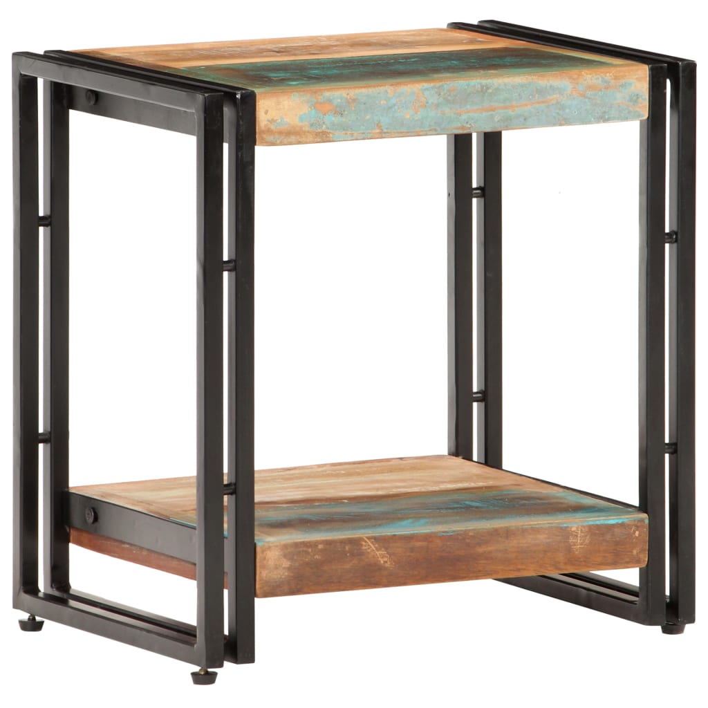 Beistelltisch 40x30x40 cm Raues Mangoholz