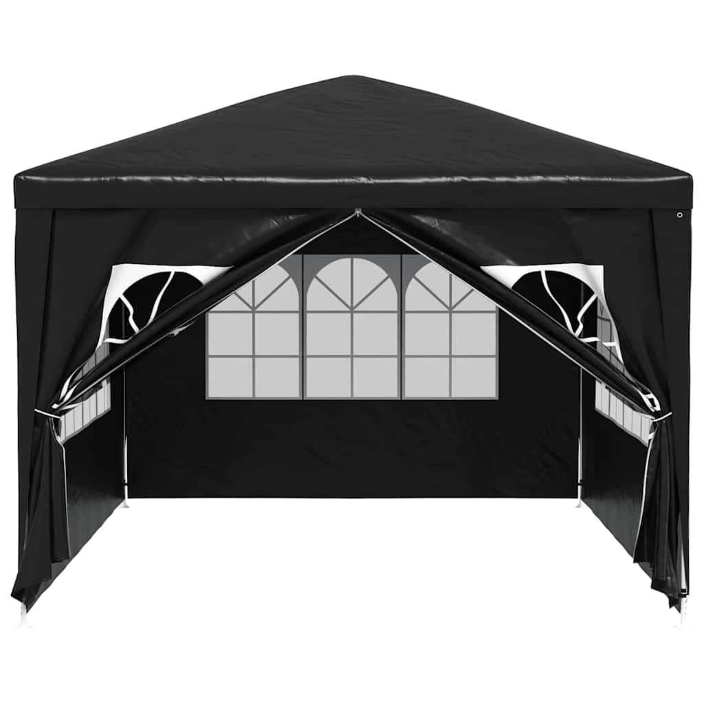 Party-Zelt 400 x 300 x 255 cm Rot PE und Stahl
