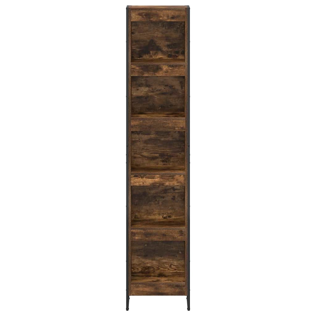 Bücherregal 2 pcs Schwarz Eichen-Optik 60 x 30 x 189,5 cm