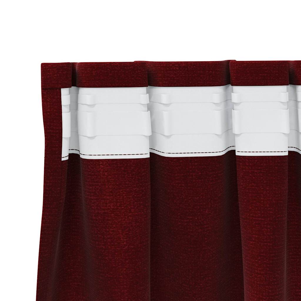 Verdunkelungsvorhänge 2 pcs Schwarz 140 x 140 cm Samt