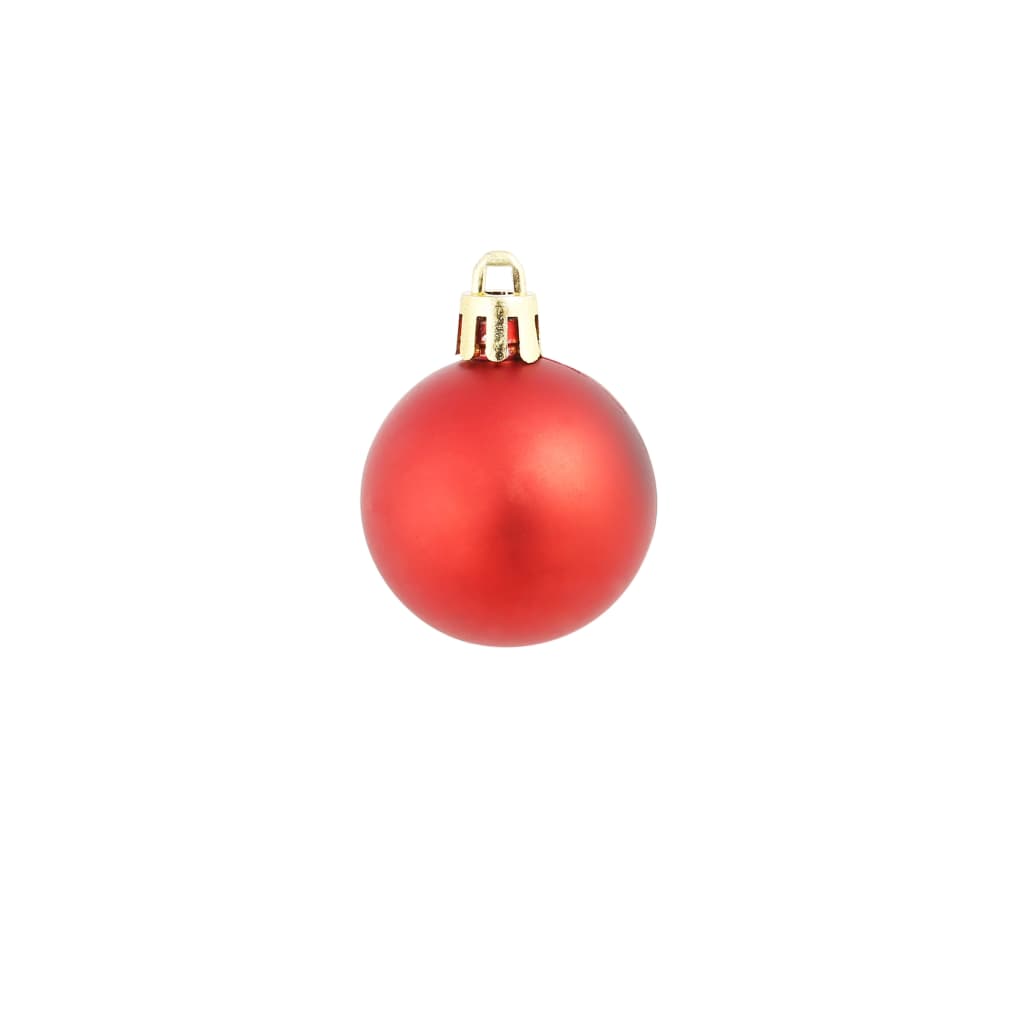 100-tlg. Weihnachtskugel-Set Weiß
