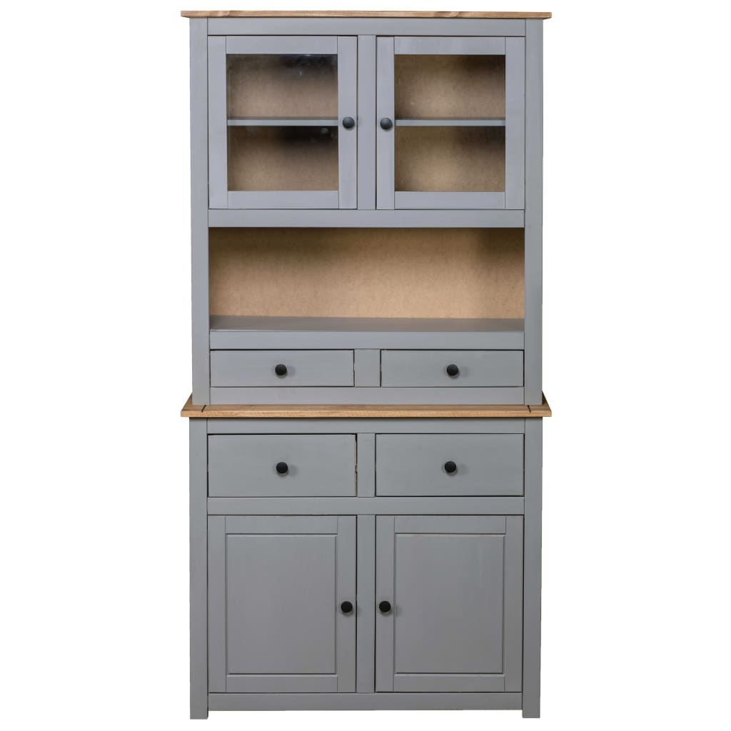 Highboard 93x40,5x180 cm Kiefernholz Panama