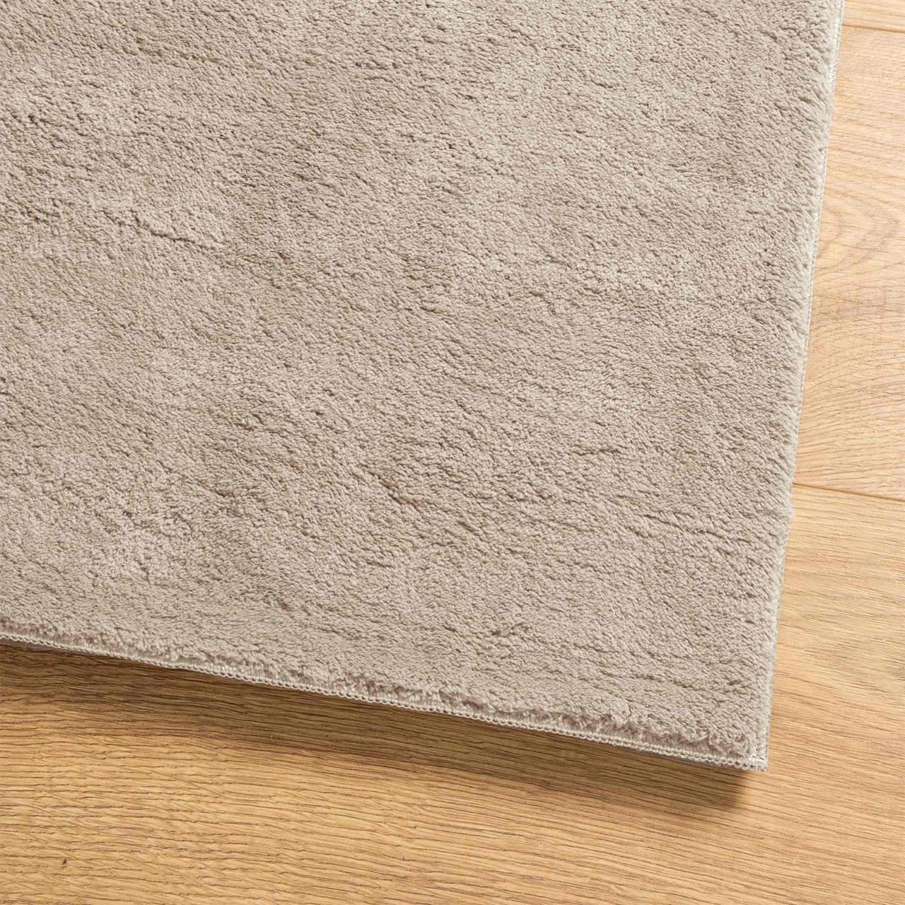 Teppich HUARTE Kurzflor Weich und Waschbar Anthrazit 60x110 cm
