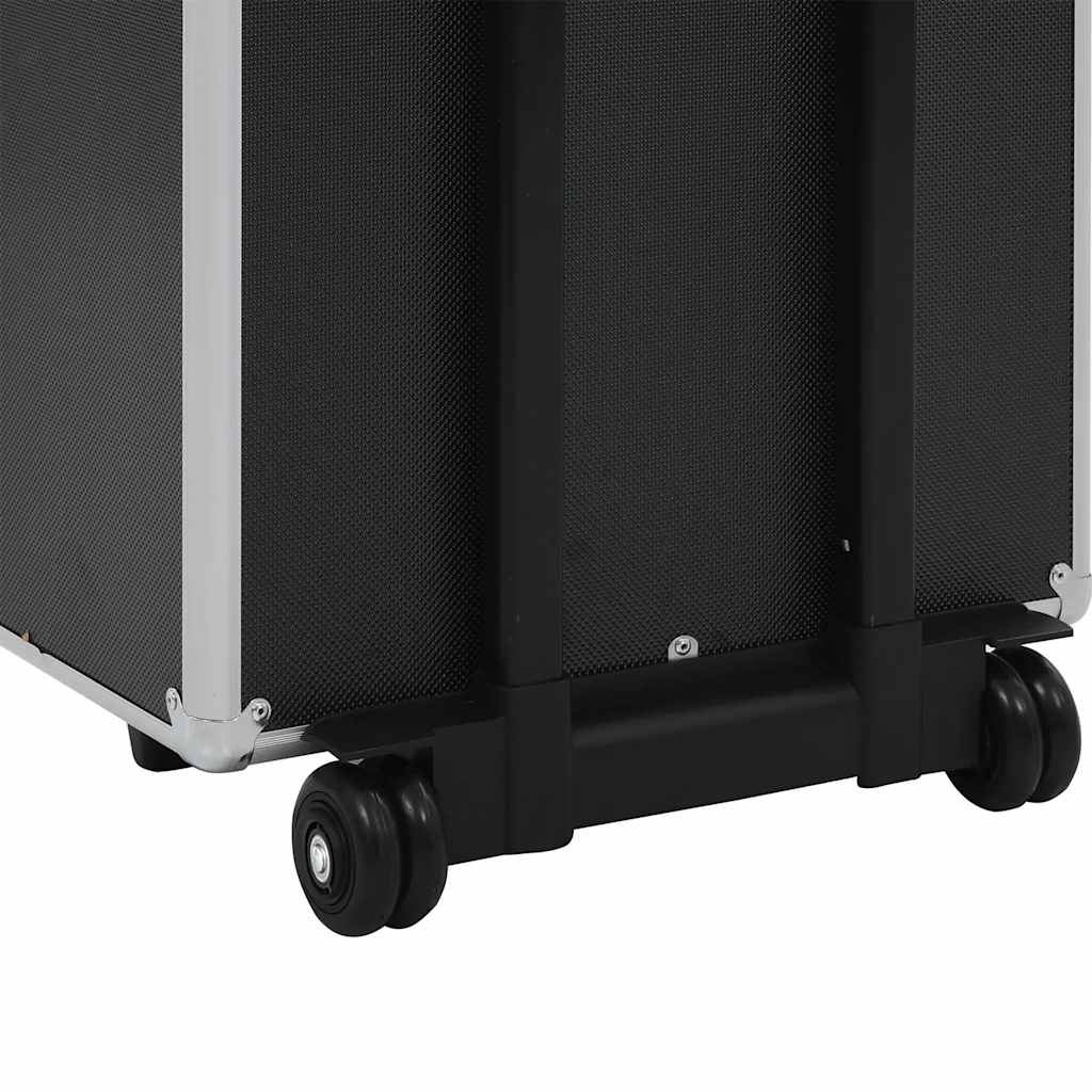 Kosmetikkoffer Aluminium Silbern
