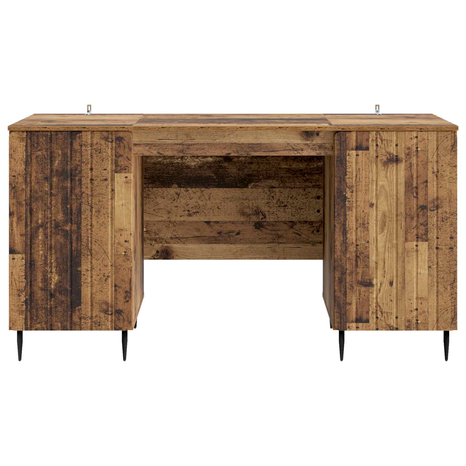 Schreibtisch mit Regal Schwarz 142,5 x 50 x 75 cm Holzwerkstoff
