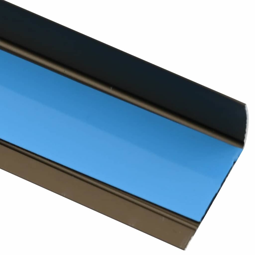 Treppenkantenprofile in L-Form 15 Stk. Aluminium 90 cm Silbern