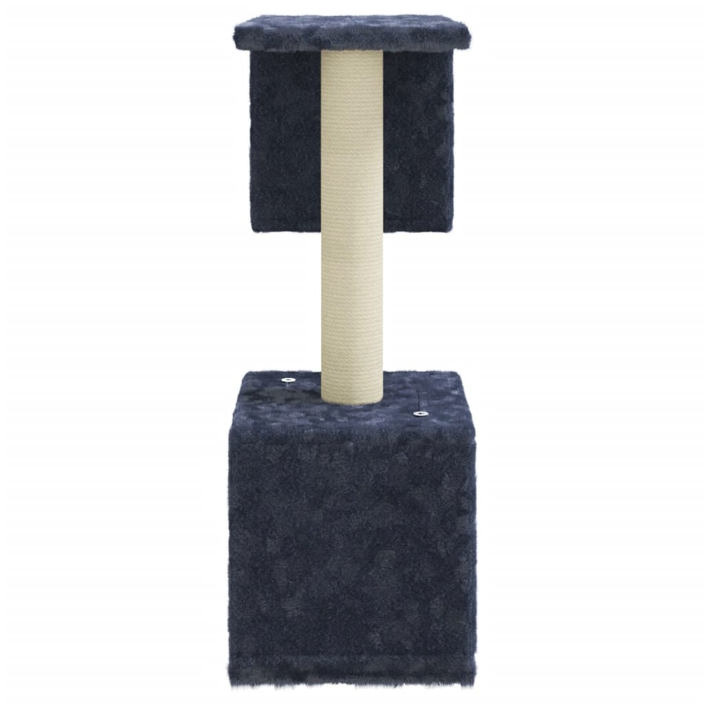 Kratzbaum mit Sisal-Kratzsäulen Creme 60 cm
