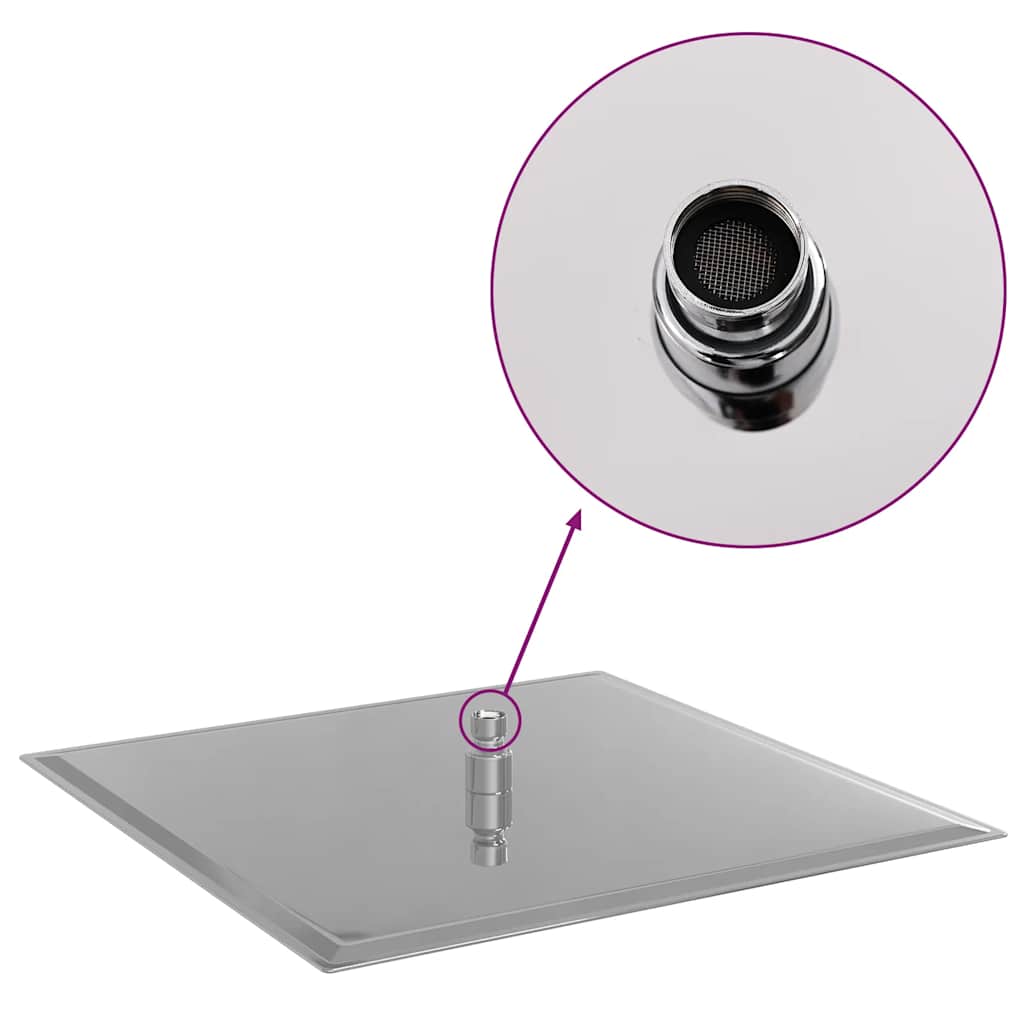 Regenbrause Edelstahl 304 30 cm Rund