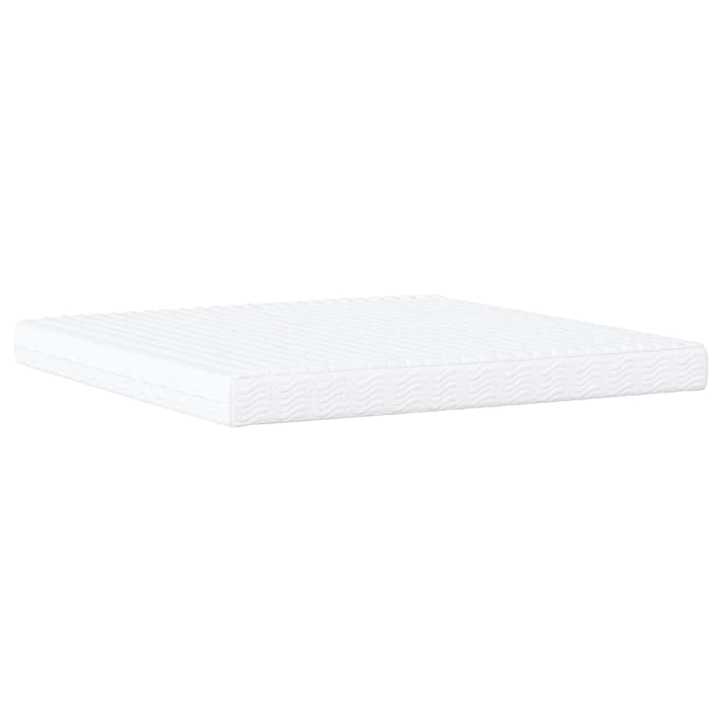 Bett mit Matratze "Hanko" Hellgrau 80x200 cm Samt