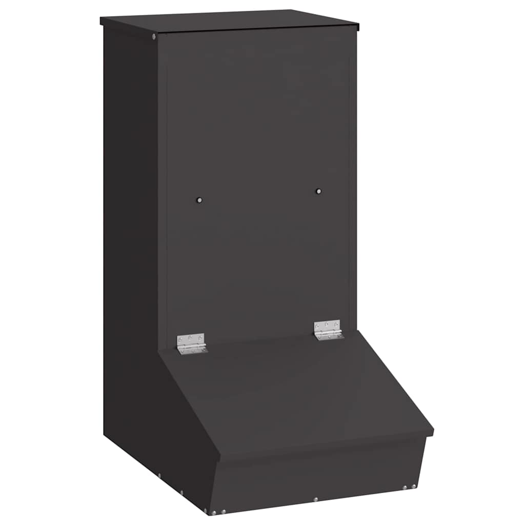 Schweinfutterspender Schwarz 55 x 38 x 76 cm