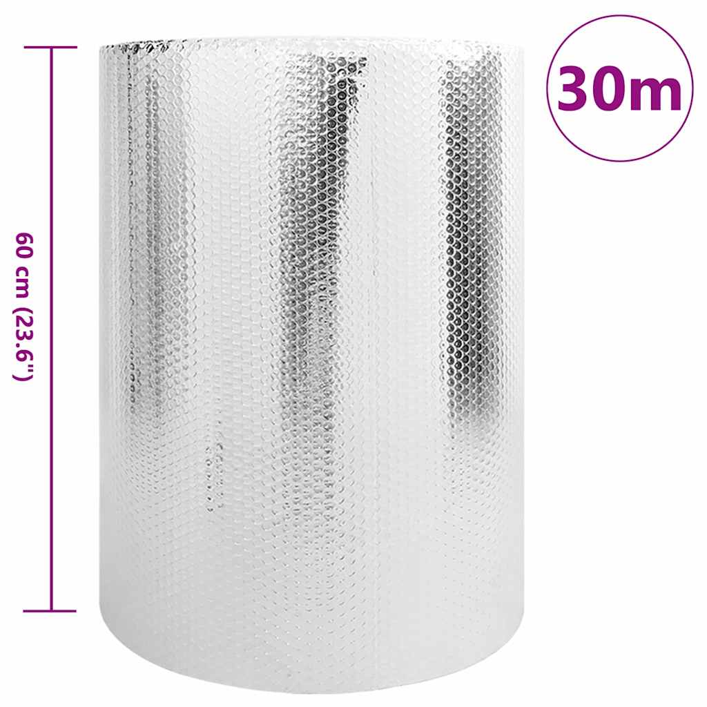 Heizkörper-Reflektorfolie Silber 5 x 0,6 m Polyethylen