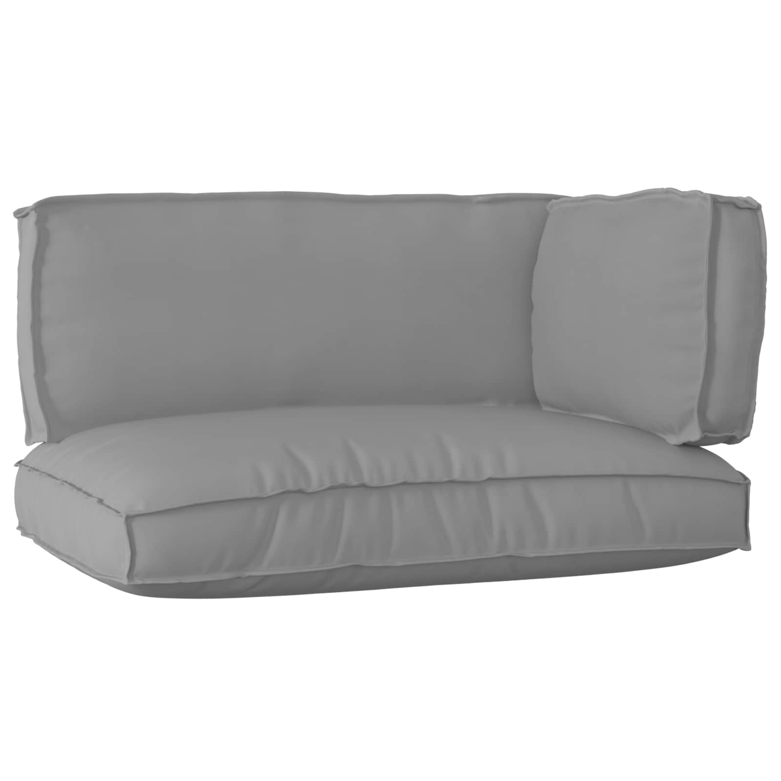 Palettenkissenset 3 pcs Anthrazit Oxford-Stoff
