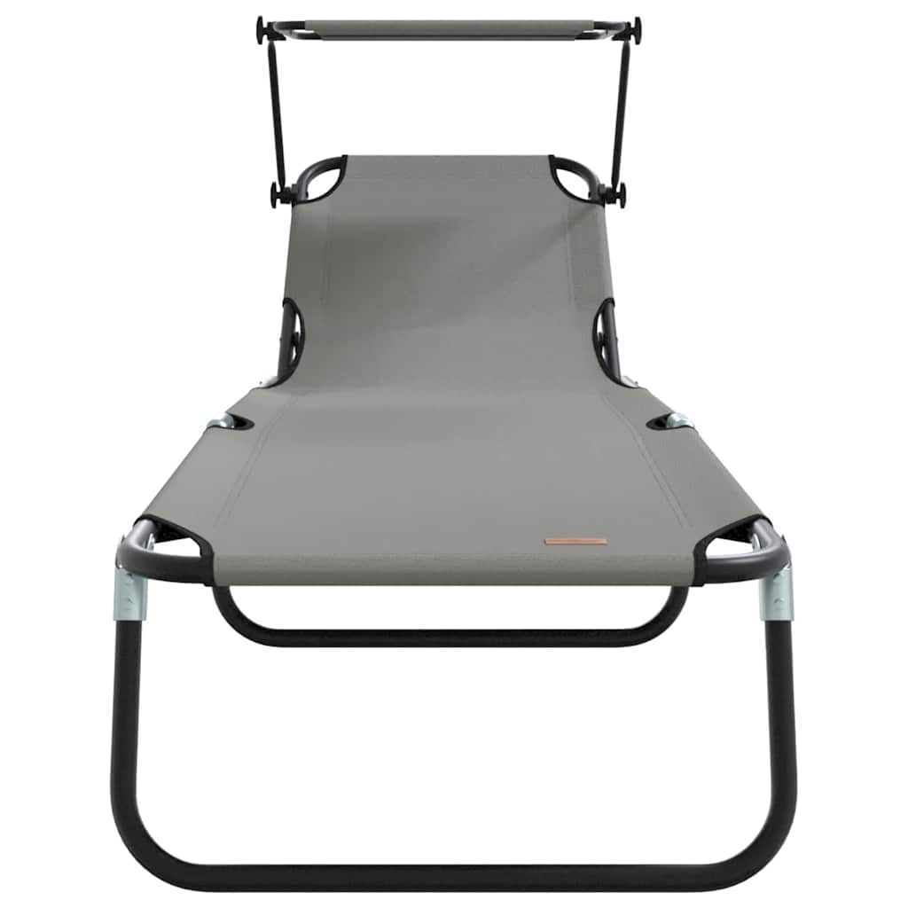 Klappbare Sonnenliege Blau 190 x 57 x 81 cm Oxford