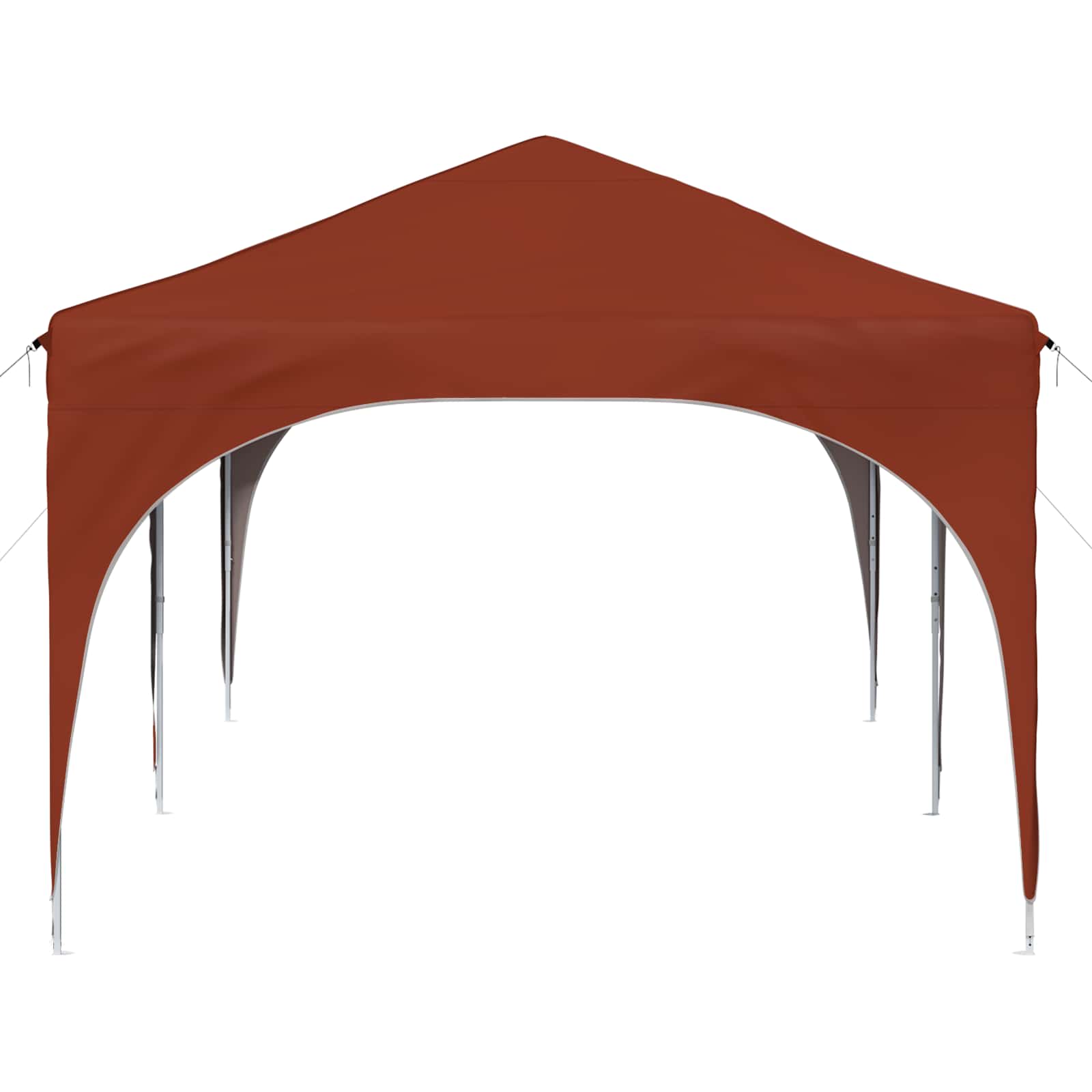 Pop-up Partyzelt 575 x 288 x 245 cm Creme Oxford-Stoff