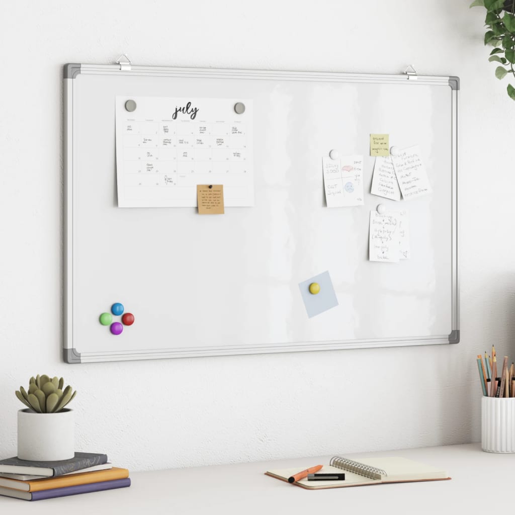 Magnetisches Whiteboard 40x30x1,7 cm Aluminium