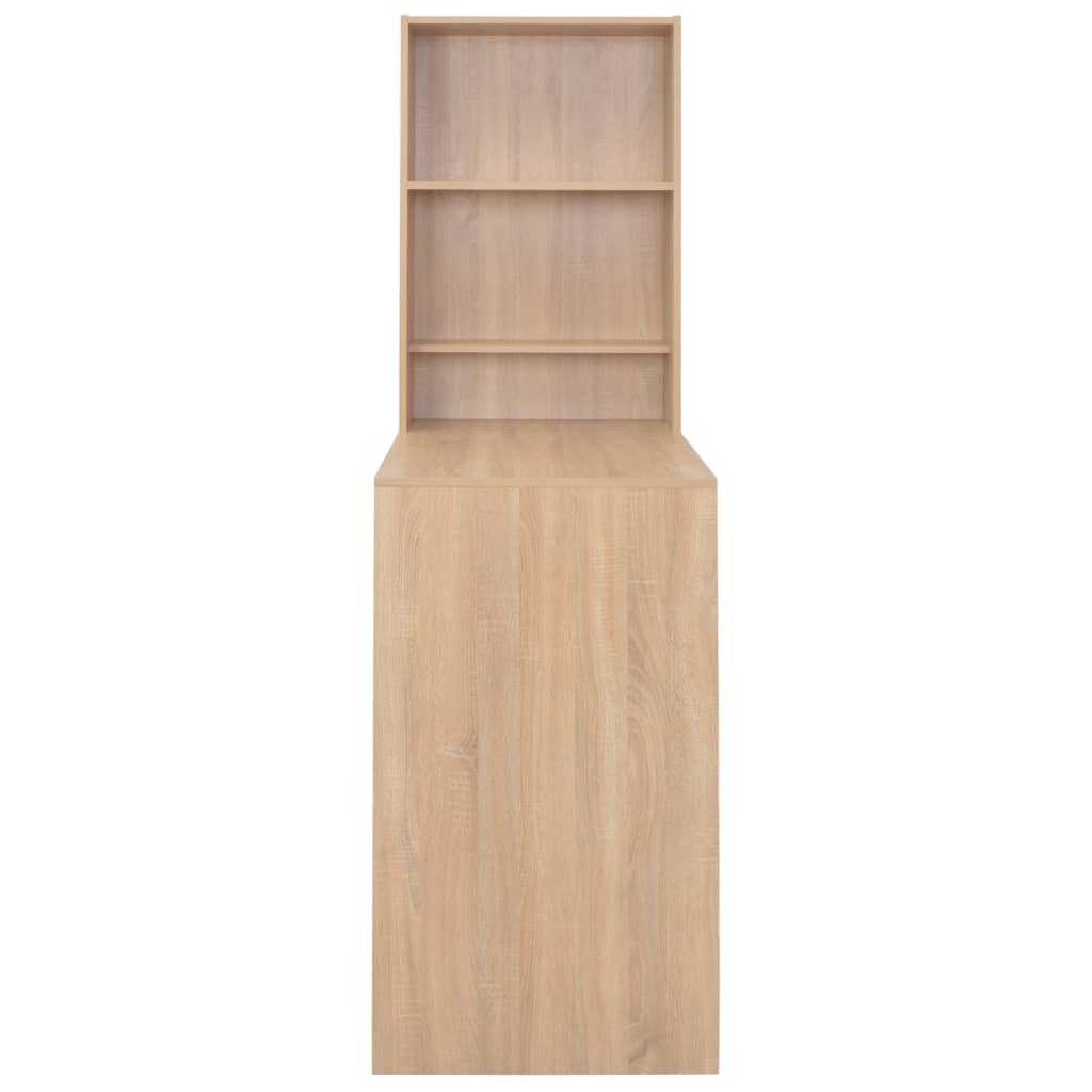 Bartisch mit Schrank Weiß 115x59x200 cm