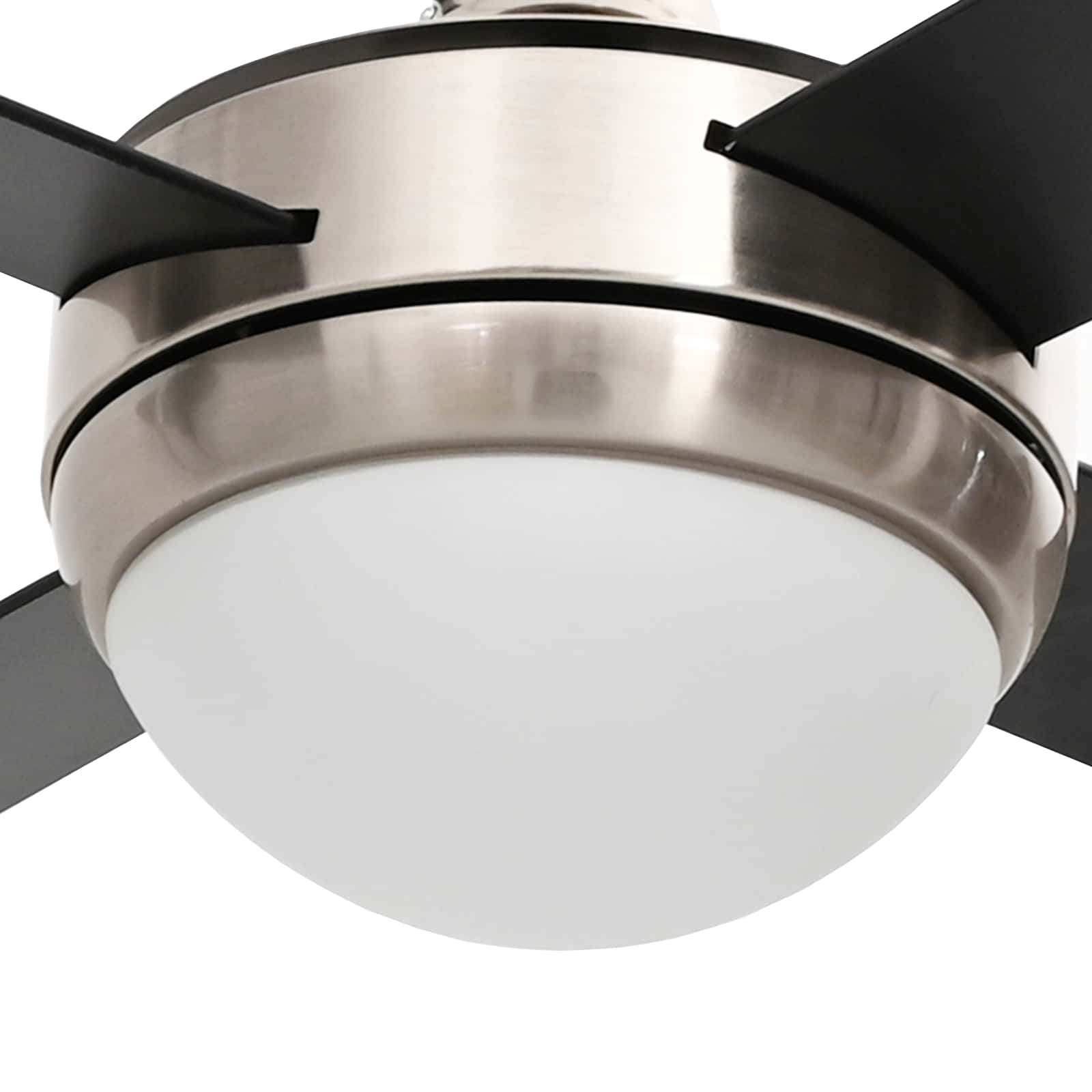 Deckenventilator mit Licht und Fernbedienung Ø 130 cm Weiß