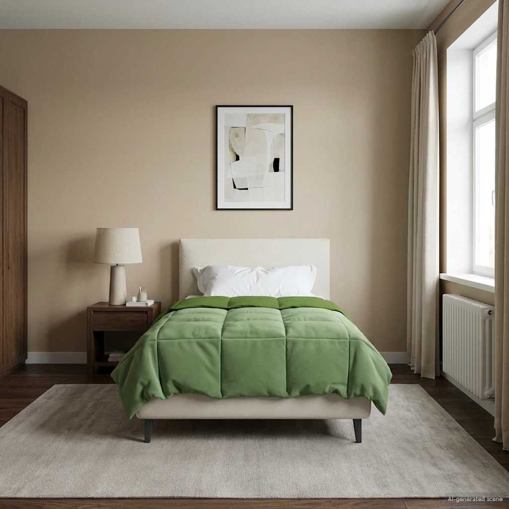 Ganzjahresbettdecke Anthrazit 135 x 200 cm Mikrofaser