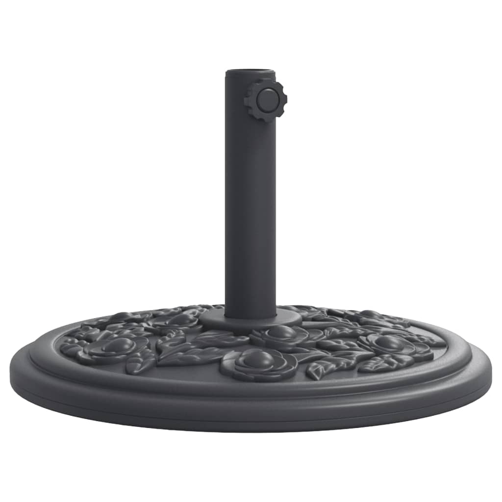Sonnenschirmständer für Ø38/48 mm Mast 9 kg Halbrund