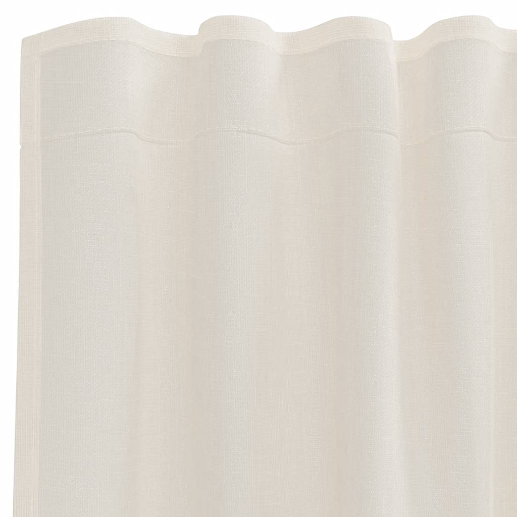 Voile Vorhänge mit Ösen 2 Stk. Apfelgrün 140x140 cm