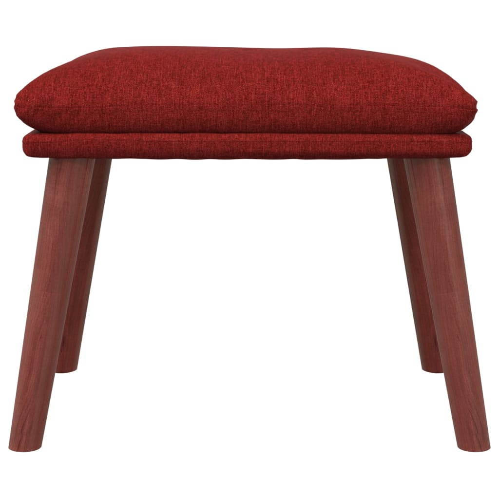 Fußhocker Hellgrau 45x29,5x35 cm Stoff