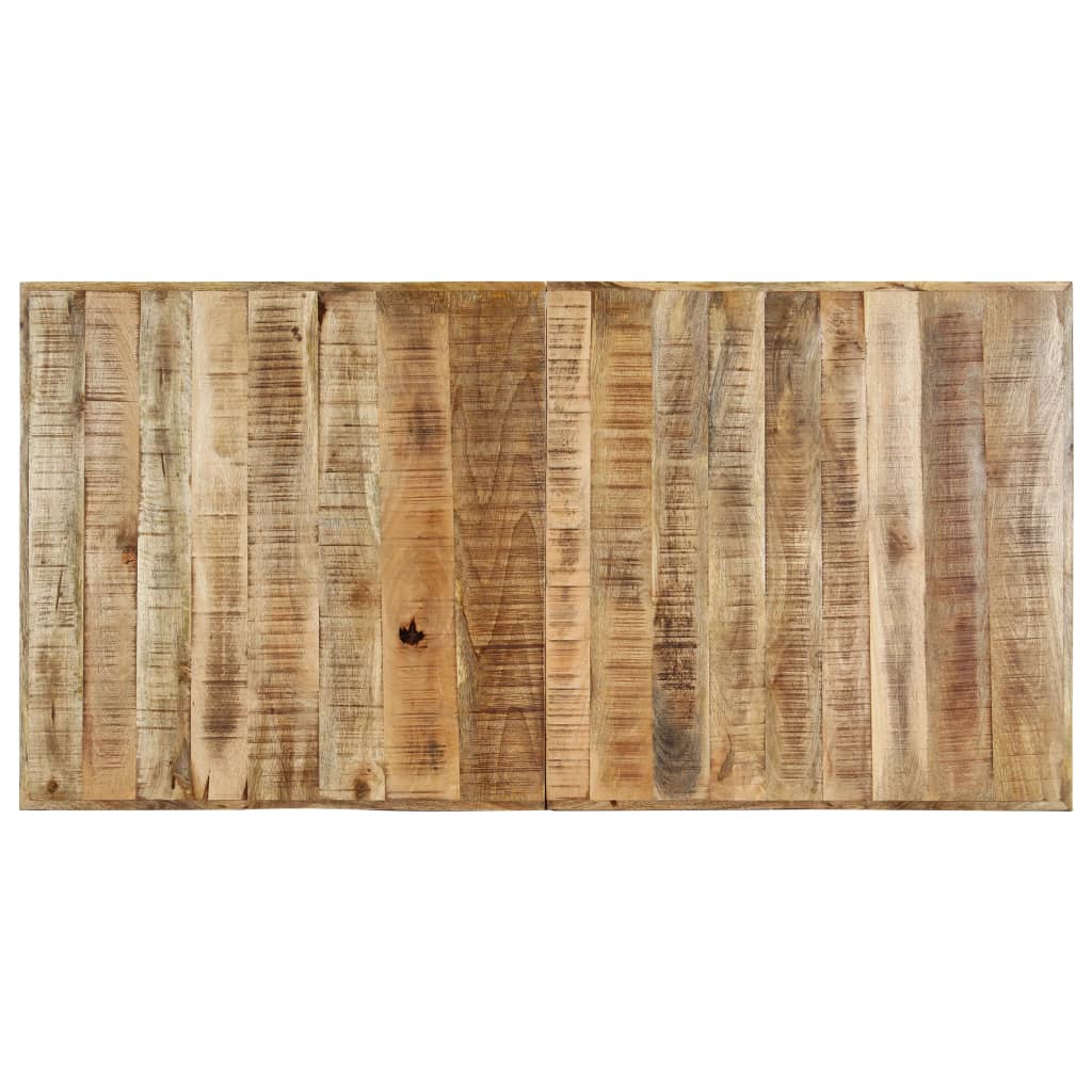 Esstisch Massivholz Mango und Stahlgestell 180 cm