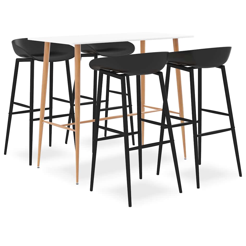 5-tlg. Bar-Set Weiß