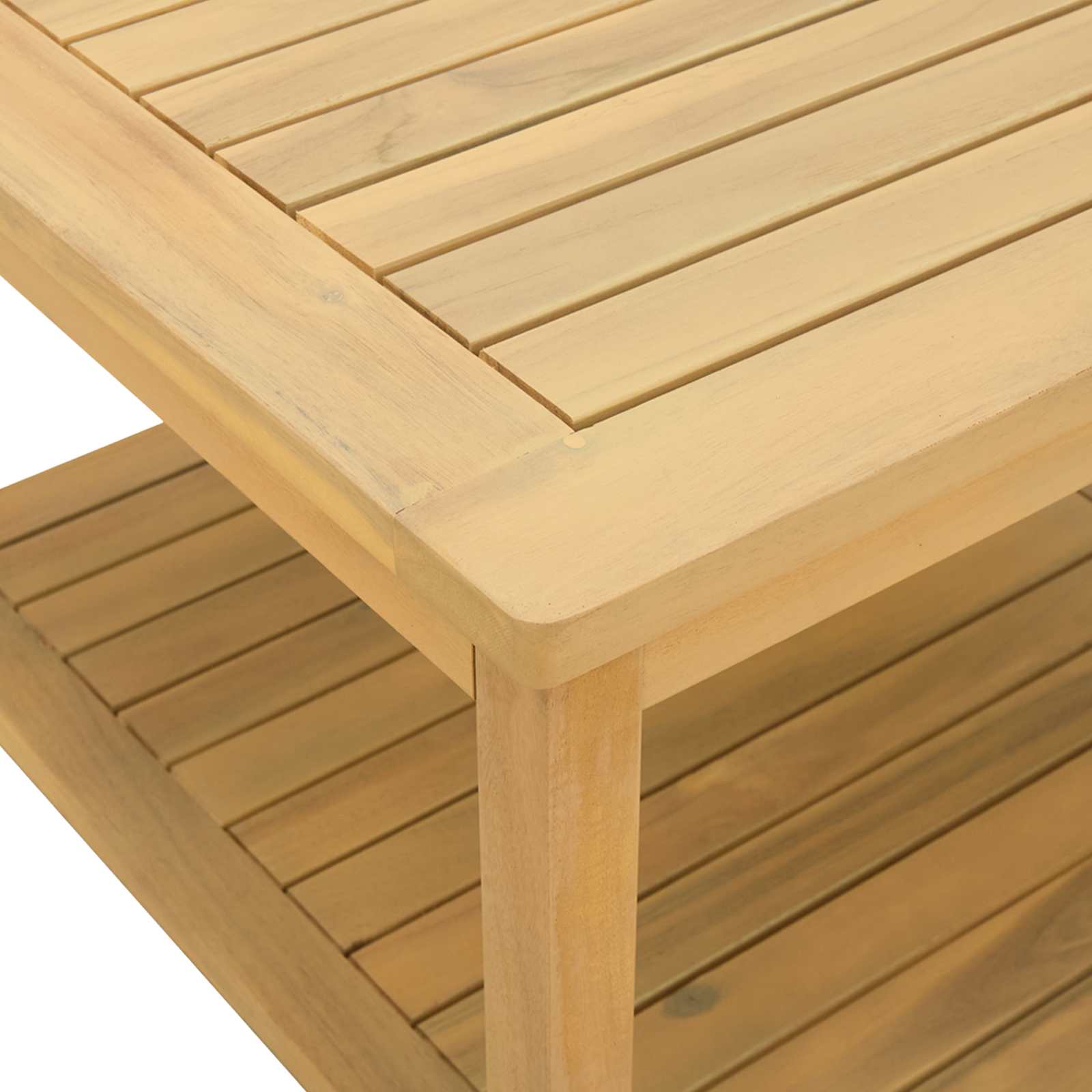 Beistelltisch Öl-Natur 70 x 40 x 45 cm Massivholz Akazie