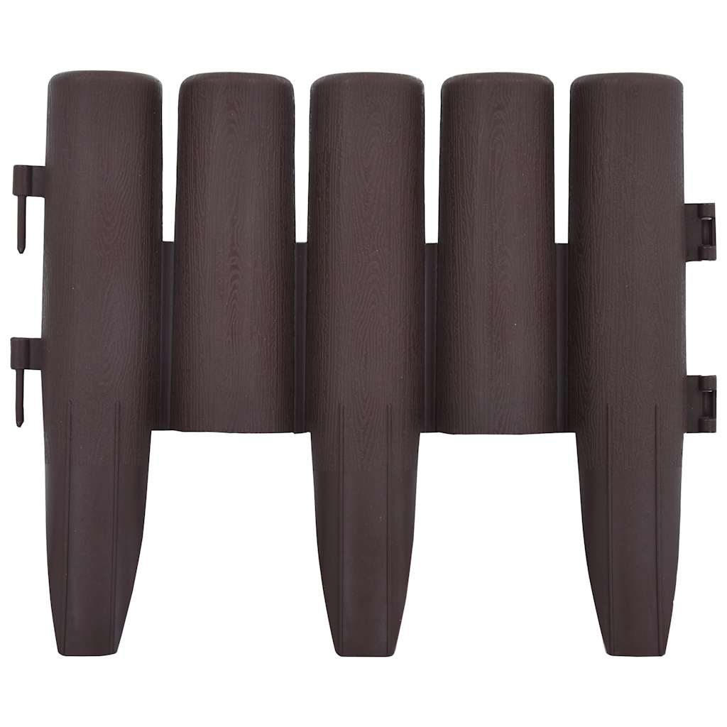 Rasenkanten 36 Stk. Grau 10 m PP