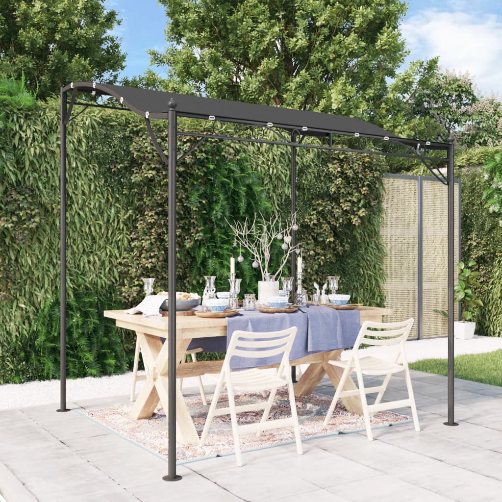 Markise Creme 2x2,3 m 180 g/m² Stoff und Stahl