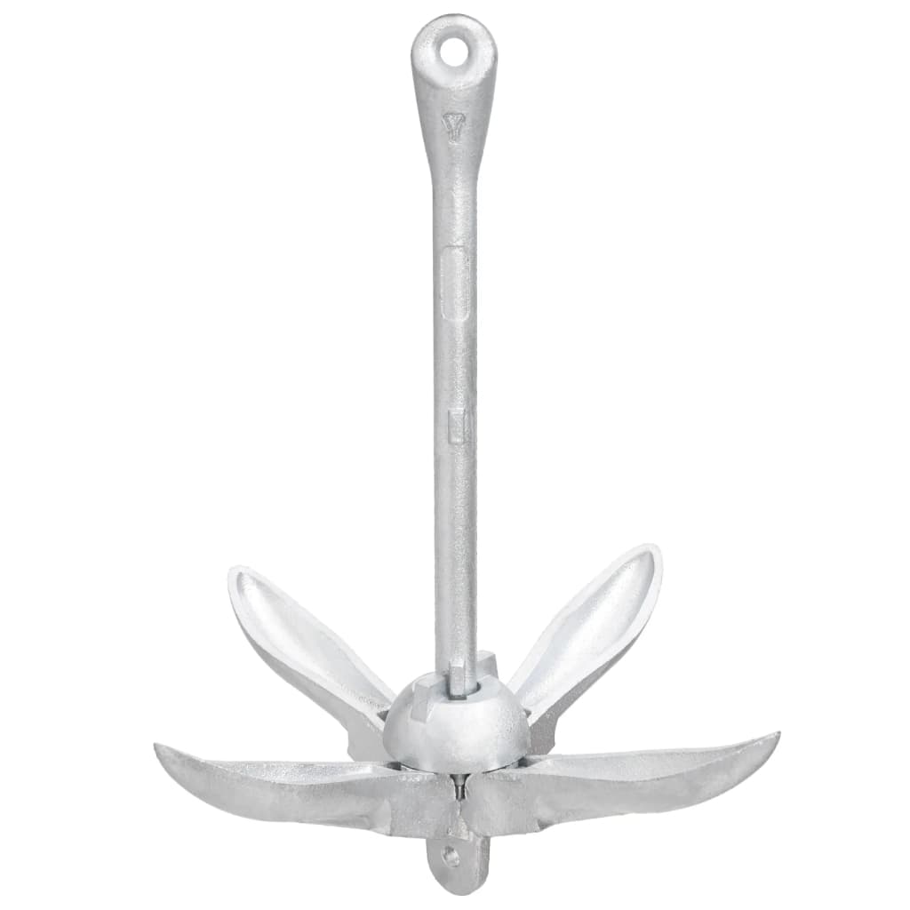 Klappanker Silber 0,7 kg Feuerverzinktes Gusseisen