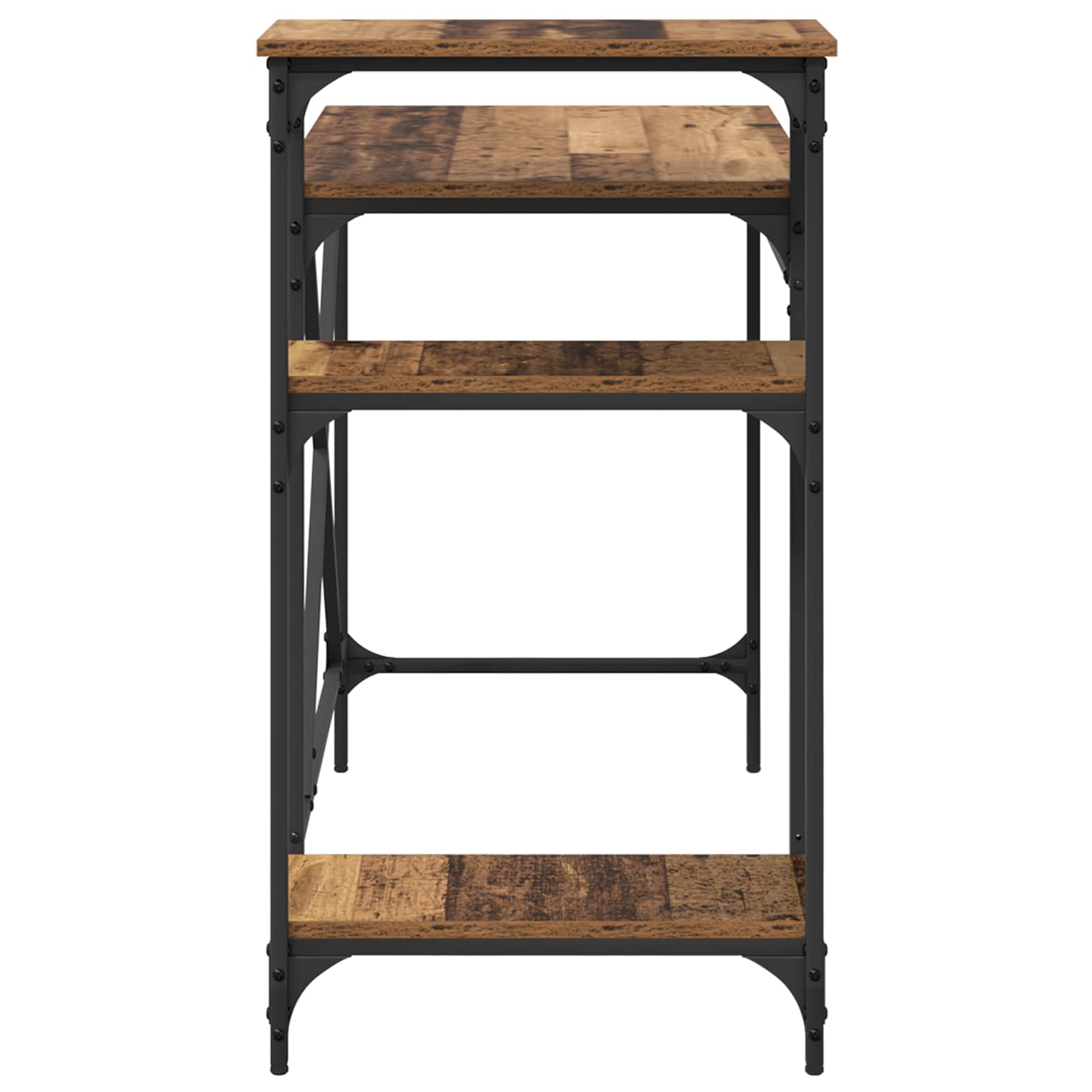 Schreibtisch mit Regal Sonoma-Eiche 135x50x90 cm Holzwerkstoff