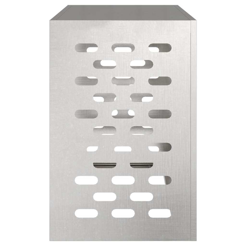 Klimaanlagenabdeckung Schwarz 90 x 40 x 60 cm Stahl