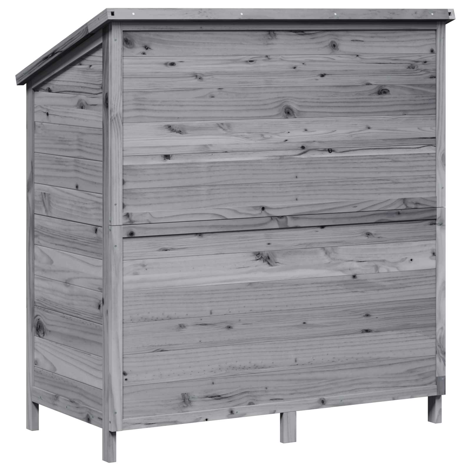 Gartenschuppen Natur 59 x 56 x 113,5 cm Massivholz aus Fichte