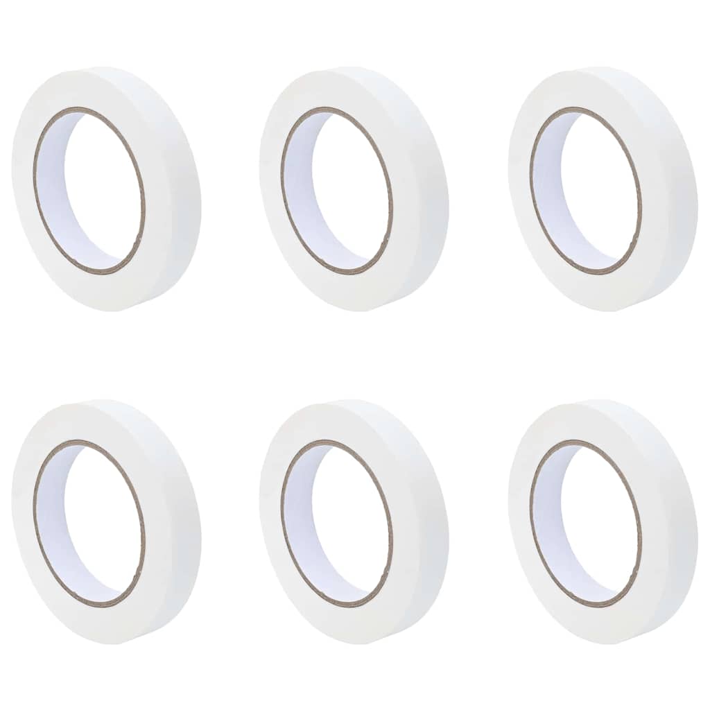 Malerklebebänder 6 pcs Weiß 19mm x 50m Papier