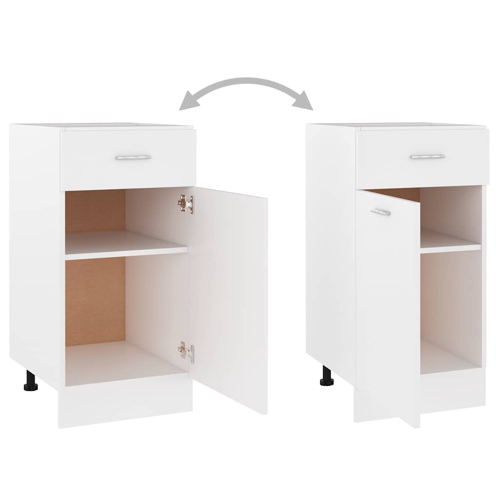 Unterschrank Lyon Weiß 60x46x81,5 cm Holzwerkstoff