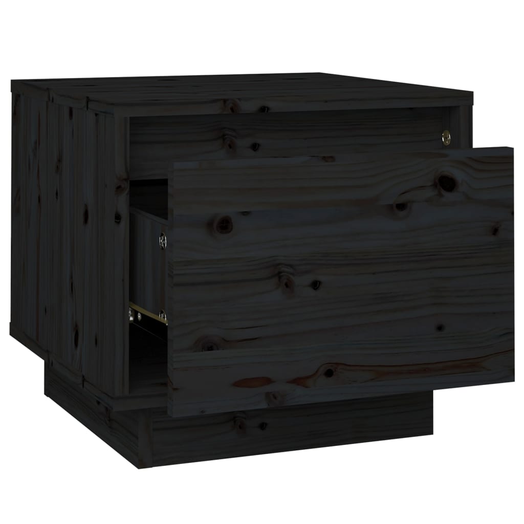 Nachttisch 35x34x32 cm Massivholz Kiefer